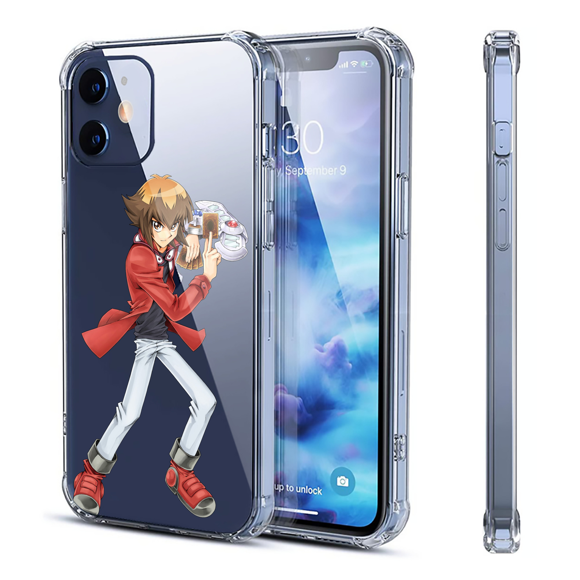 （画像用） 遊☆戯☆王 Yu-Gi-Oh! 【iPhone 12シリーズ対応】透明スマホケース（クリアソフトケース）